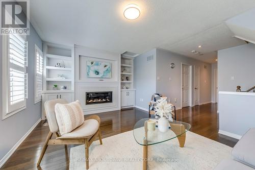 261 Gatwick Drive, Oakville, ON - Indoor Photo Showing Living Room With Fireplace