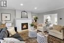 45 Lakegate Drive, Hamilton, ON  - Indoor Photo Showing Living Room With Fireplace 