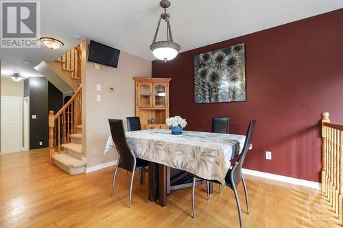 And an Accent Wall - 14 Carwood Circle, Ottawa, ON - Indoor Photo Showing Dining Room