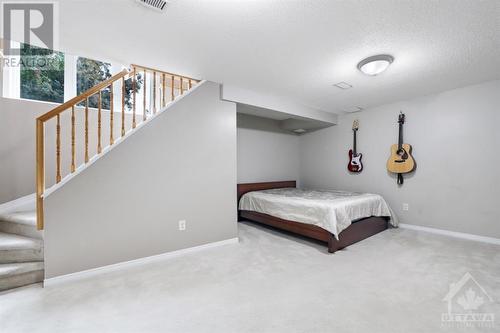 Good Natural Light from the Deep Window at the stairs. - 14 Carwood Circle, Ottawa, ON - Indoor Photo Showing Bedroom