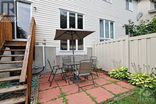 And a Low Maintenance Paver Stone Deck area to Entertain Your Friends! - 14 Carwood Circle, Ottawa, ON - Outdoor