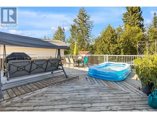 5487 Heyer Road, Prince George, BC - Outdoor With Above Ground Pool With Deck Patio Veranda