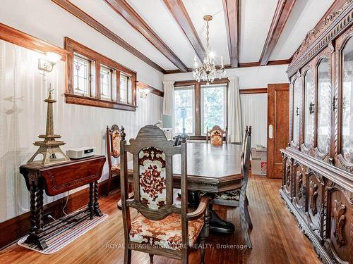 55 Pinewood Ave, Toronto, ON - Indoor Photo Showing Dining Room