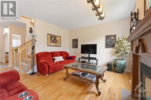 1817 Mickelberry Crescent, Ottawa, ON - Indoor Photo Showing Living Room With Fireplace