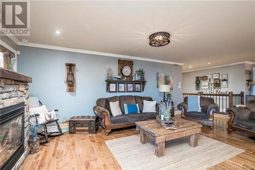 180 Leblanc Avenue, Shediac, NB - Indoor Photo Showing Living Room With Fireplace