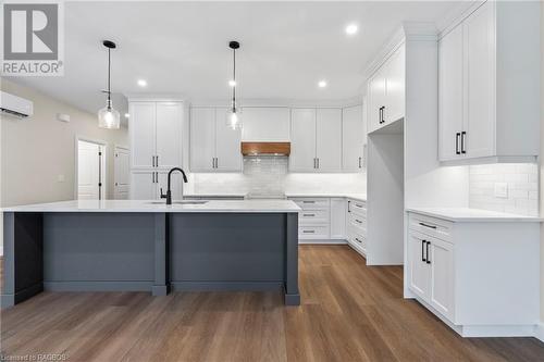 Kitchen - Quartz countertops, plenty of cupboard & cabinet space - 31 Mercedes Crescent, Kincardine, ON - Indoor Photo Showing Kitchen With Upgraded Kitchen