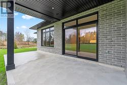 Enlarged patio doors to covered porch - 