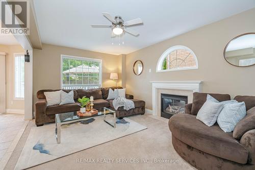 1 Milkweed Crescent, Brampton (Northwest Sandalwood Parkway), ON - Indoor Photo Showing Living Room With Fireplace