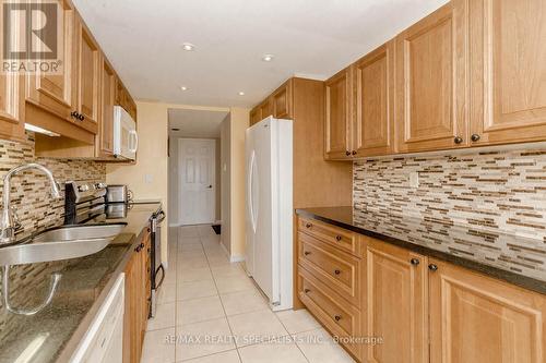 804 - 58 Church Street E, Brampton (Downtown Brampton), ON - Indoor Photo Showing Kitchen With Double Sink