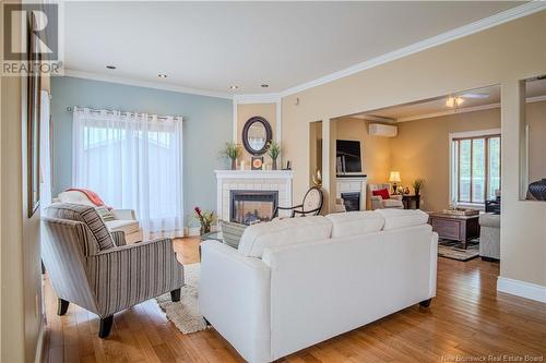 31 Florence Drive, Grand Bay-Westfield, NB - Indoor Photo Showing Living Room With Fireplace