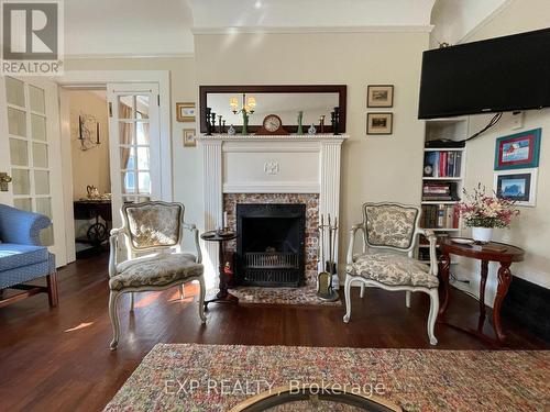 112 Palmer Road, Belleville, ON - Indoor Photo Showing Living Room With Fireplace