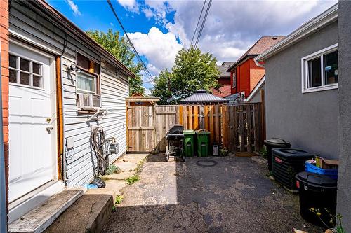 Walkway to back unit and rear yard. - 289 Wilson Street, Hamilton, ON - Outdoor With Exterior