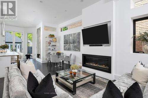 80 Mathersfield Drive, Toronto (Rosedale-Moore Park), ON - Indoor Photo Showing Living Room With Fireplace