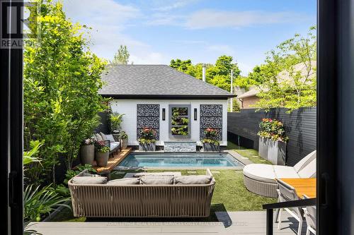 80 Mathersfield Drive, Toronto (Rosedale-Moore Park), ON - Outdoor With In Ground Pool