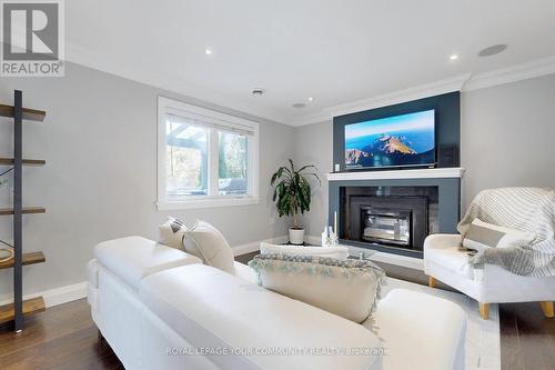 272 Third Line, Oakville (Bronte West), ON - Indoor Photo Showing Living Room With Fireplace