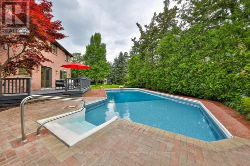 2050 Saint Andrews Place, Mississauga (Sheridan), ON - Outdoor With In Ground Pool With Deck Patio Veranda With Backyard