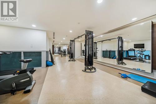 N1109 - 116 George Street, Toronto (Moss Park), ON - Indoor Photo Showing Gym Room