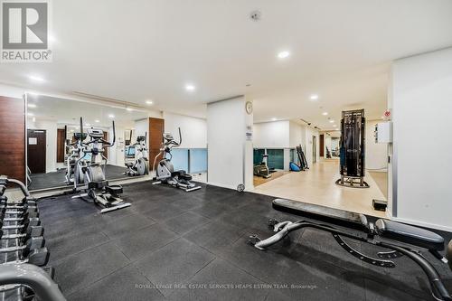 N1109 - 116 George Street, Toronto (Moss Park), ON - Indoor Photo Showing Gym Room