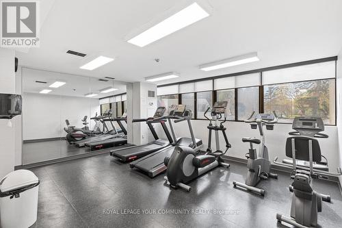 1606 - 133 Torresdale Avenue, Toronto (Westminster-Branson), ON - Indoor Photo Showing Gym Room