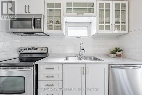 33 Church Street, Toronto (Weston), ON - Indoor Photo Showing Kitchen With Double Sink