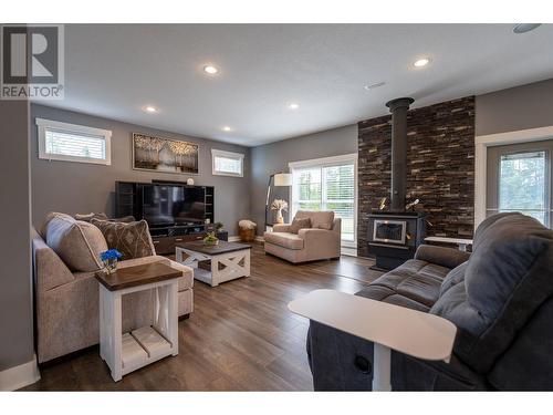 14230 Homestead Road, Prince George, BC - Indoor Photo Showing Living Room With Fireplace