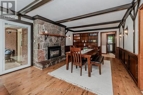 414 Warrington Drive, Waterloo, ON - Indoor With Fireplace