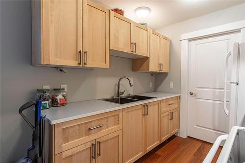 2415 Pleasant Valley Road, Armstrong, BC - Indoor Photo Showing Kitchen With Double Sink