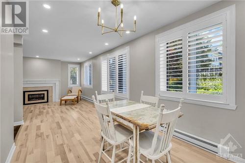 33 Charles Street Unit#1, Ottawa, ON - Indoor Photo Showing Dining Room With Fireplace