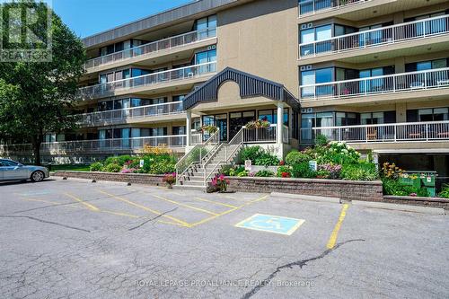 107 - 40 Auburn Street, Peterborough (Ashburnham), ON - Outdoor With Balcony With Facade