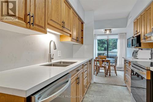 107 - 40 Auburn Street, Peterborough (Ashburnham), ON - Indoor Photo Showing Kitchen With Double Sink