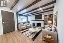 6611 Oneil Street, Niagara Falls, ON  - Indoor Photo Showing Living Room With Fireplace 