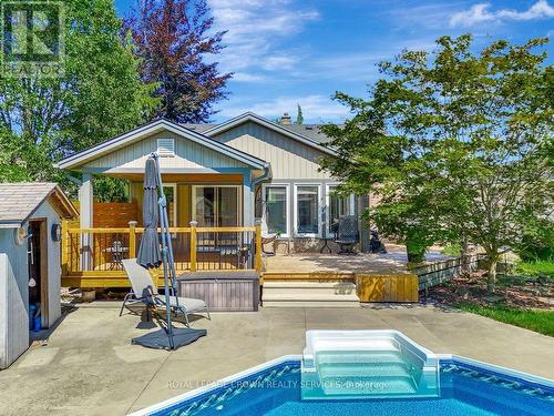 17 Liberty Drive, Cambridge, ON - Outdoor With In Ground Pool With Deck Patio Veranda