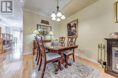 24 - 530 Kingston Road, Pickering (Woodlands), ON - Indoor Photo Showing Dining Room With Fireplace