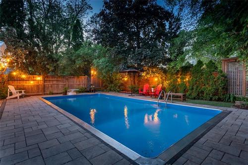 An entertainers dream - 607 Locust Street, Burlington, ON - Outdoor With In Ground Pool With Backyard