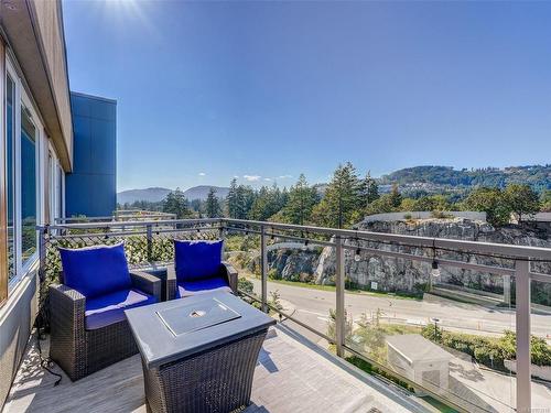 608-967 Whirlaway Cres, Langford, BC - Outdoor With Balcony With View