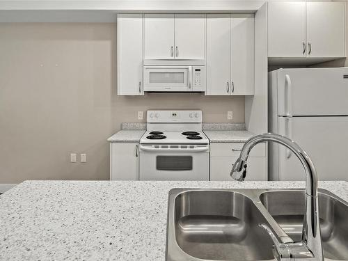 102-1018 Inverness Rd, Saanich, BC - Indoor Photo Showing Kitchen With Double Sink