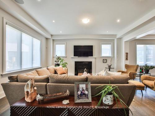 2302 Hyacinth Cres, Oakville, ON - Indoor Photo Showing Living Room With Fireplace