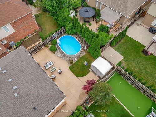 162 Silverlace Circ, Hamilton, ON - Outdoor With Above Ground Pool