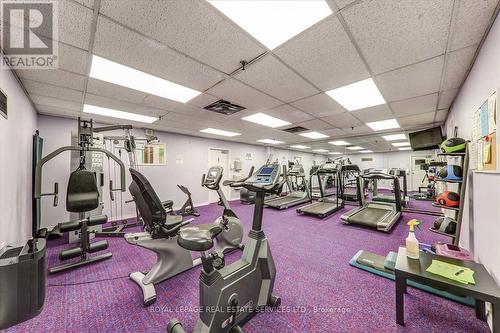 1204 - 44 Falby Court, Ajax (South East), ON - Indoor Photo Showing Gym Room