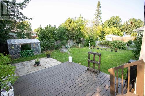 120 East Champagne Dr, Sault Ste. Marie, ON - Outdoor With Deck Patio Veranda With Backyard