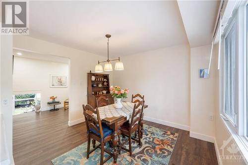 Eat-In Kitchen open to Flex Room - 31 Reaney Court, Kanata, ON - Indoor Photo Showing Dining Room