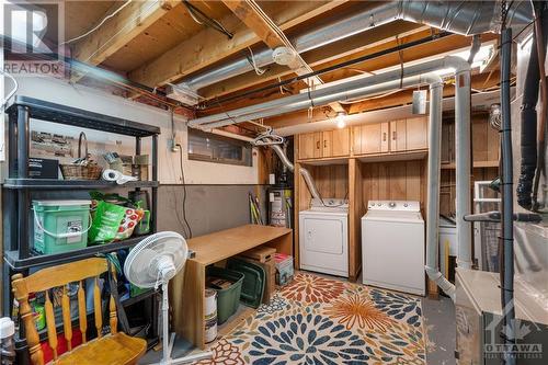 Laundry Room + Storage Area - 31 Reaney Court, Kanata, ON - Indoor Photo Showing Laundry Room