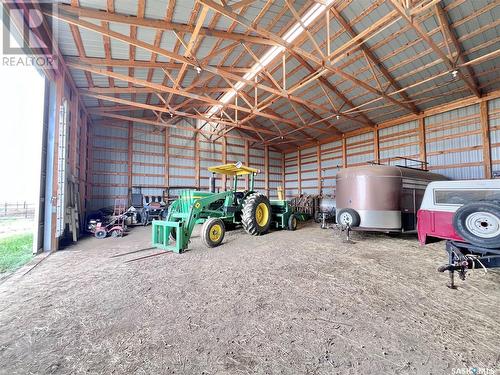 Highway 15 Outlook Acreage, Outlook, SK - Indoor Photo Showing Garage