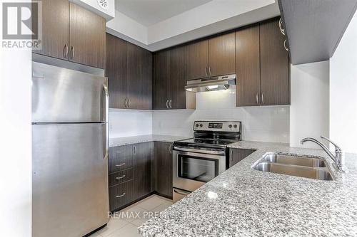 313 - 54 Sky Harbour Drive, Brampton, ON - Indoor Photo Showing Kitchen With Double Sink With Upgraded Kitchen