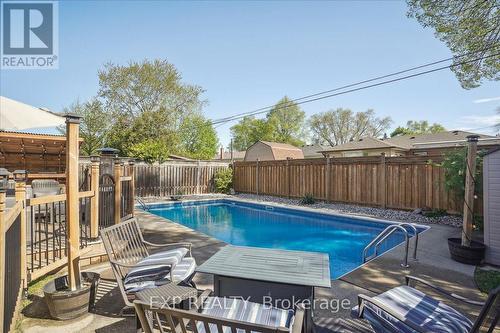 715 Drury Lane, Burlington, ON - Outdoor With In Ground Pool