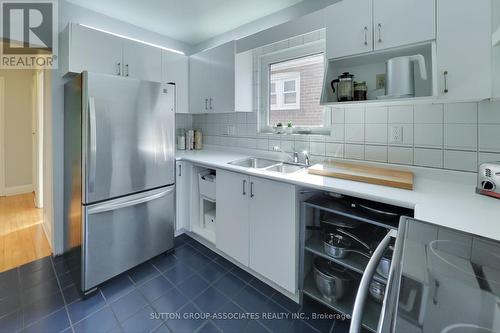 595 Northcliffe Boulevard, Toronto (Oakwood Village), ON - Indoor Photo Showing Kitchen With Double Sink