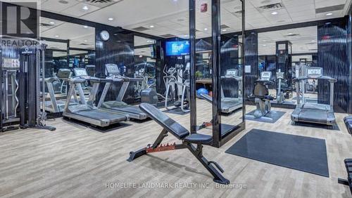 3101 - 310 Burnhamthorpe Road, Mississauga (City Centre), ON - Indoor Photo Showing Gym Room