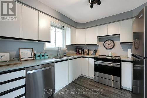 212 Mcguire Beach Road, Kawartha Lakes (Kirkfield), ON - Indoor Photo Showing Kitchen With Double Sink