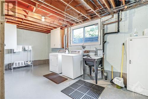 Lower Level Laundry Room - 273 Roger Road, Ottawa, ON - Indoor Photo Showing Laundry Room