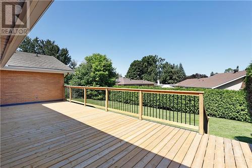 Back deck approx 32' x 13' - 273 Roger Road, Ottawa, ON - Outdoor With Deck Patio Veranda With Exterior